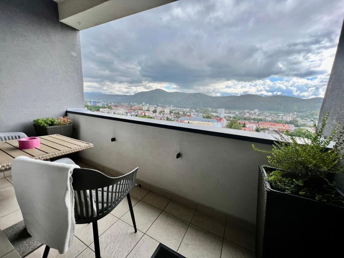 Bl Luxury Apartment, 24Hr Self Check-In, Free Private Garage Parking, Panoramic Views From Balcony, 5 Minute Walk To City Center Банська Бистриця Екстер'єр фото